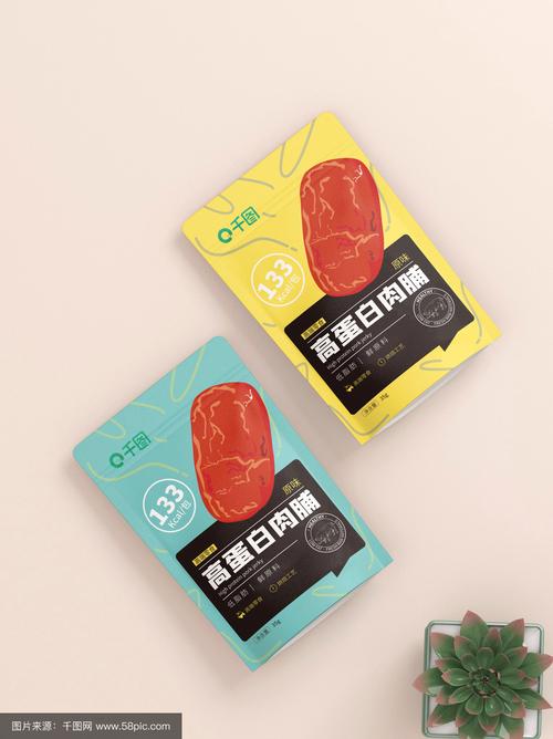 高蛋白猪肉脯包装袋,零食,食品,简约,包装袋,包装,猪肉脯,猪肉,食品